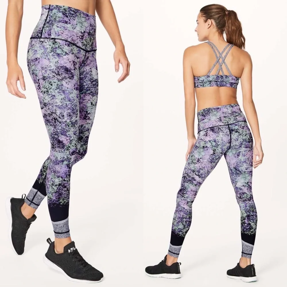 Lululemon Wunder Under Hi-Rise Tight Nulux Vivid Vision Multi Black